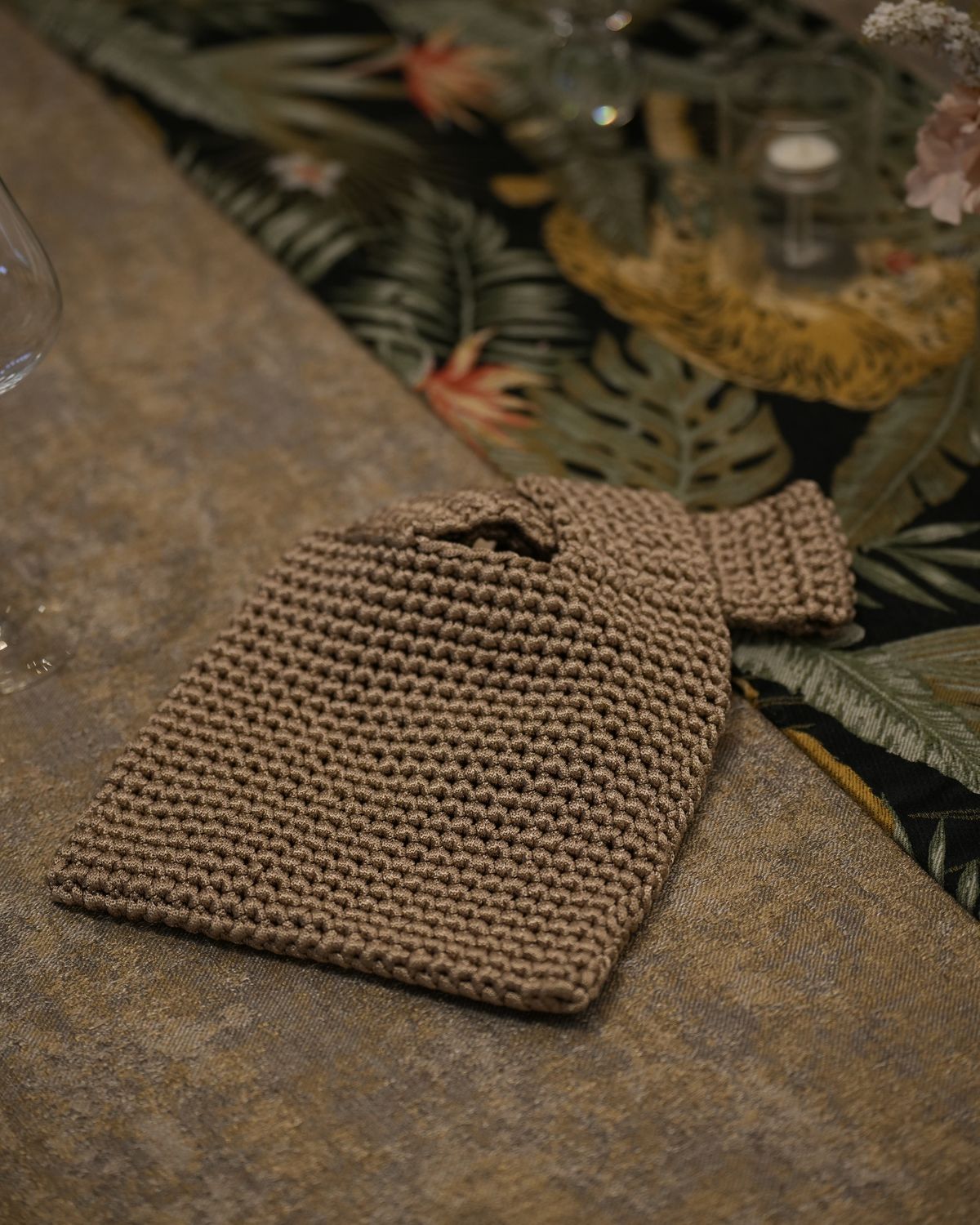 Knot Bag, Tan, Tan